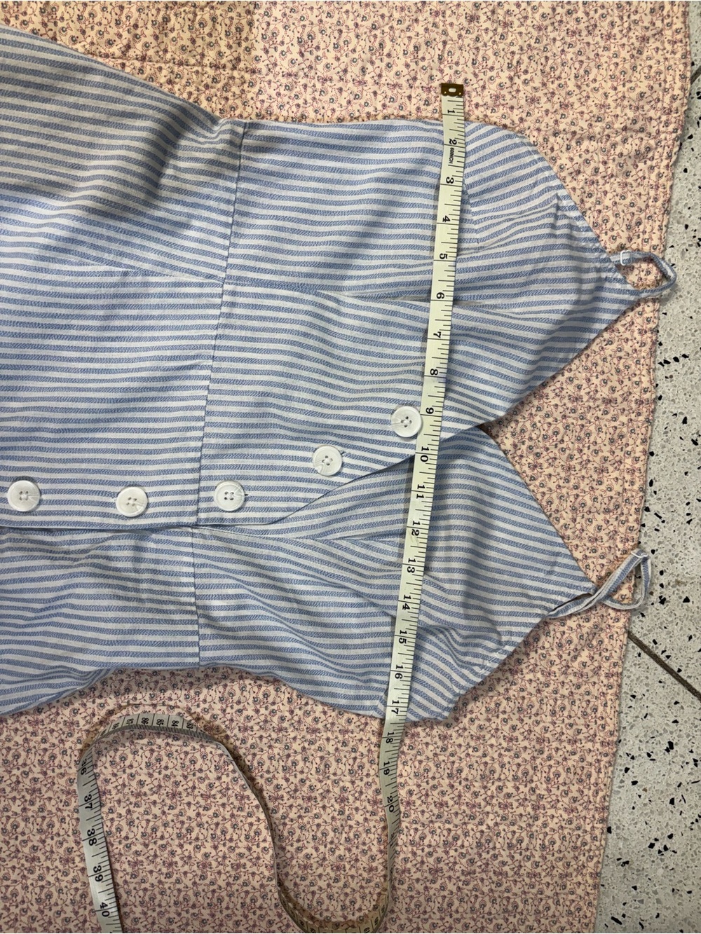 The Fifth Label Blue and White Striped Midi Dress - Picture 7 of 8